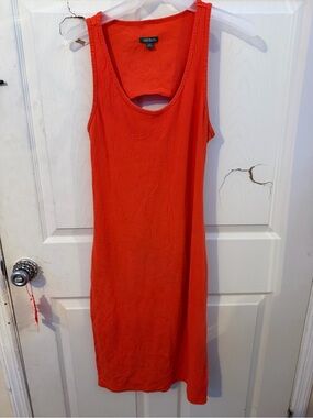 target wild fable orange dress target wild fable coral cami bodycon dress M